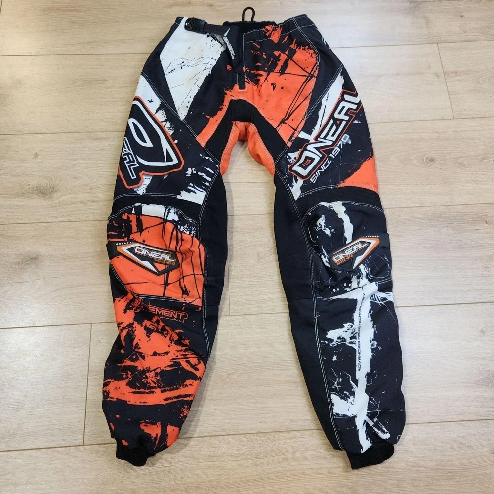 O'Neal Element Jersey Pants Set Youth Large 28 Orange Black Motocross MX Gear